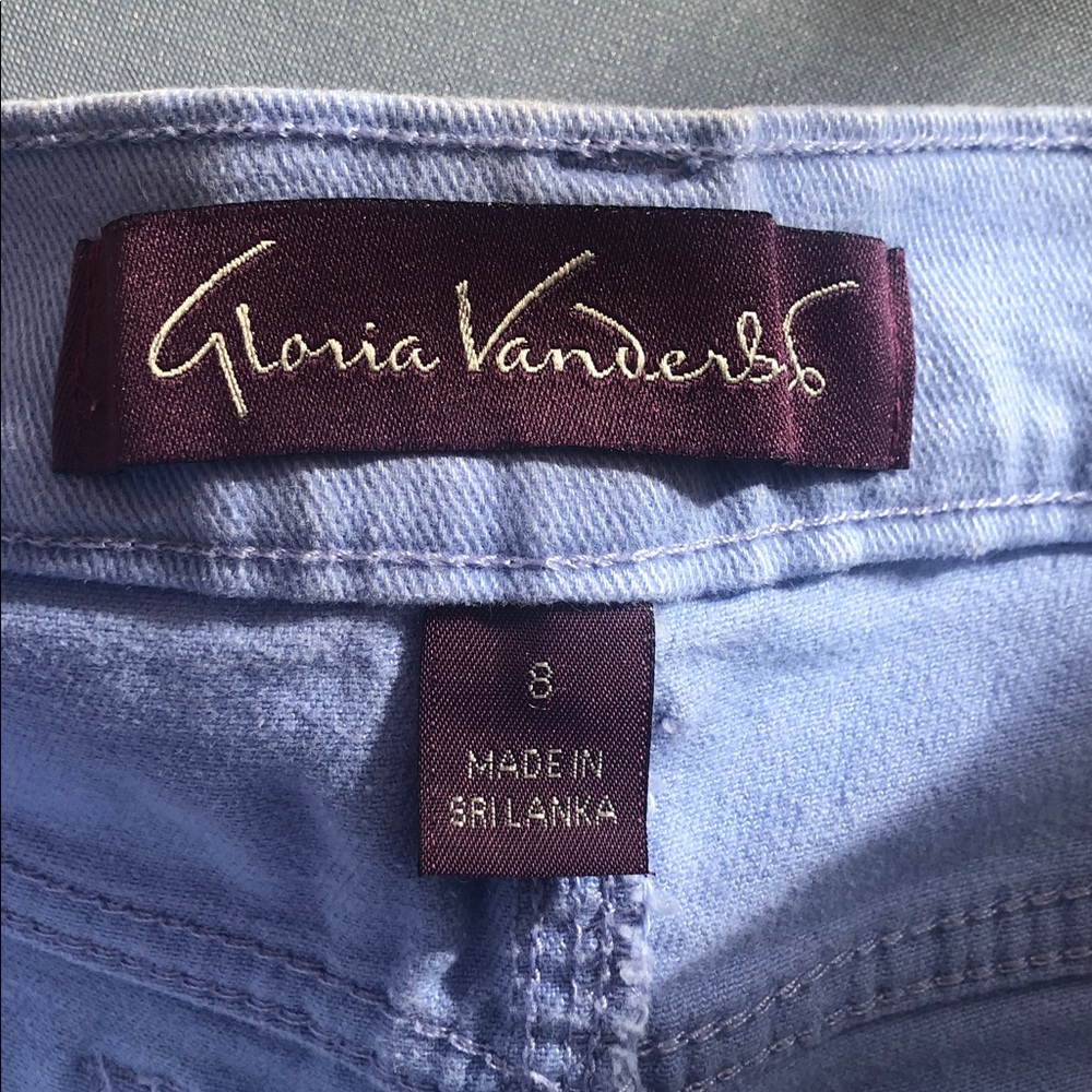 Gloria Vanderbilt Women's Straight Leg Jeans in Soft Blue Size 8 - Picture 3 of 5